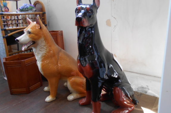 陶器の犬(フィギュア)②